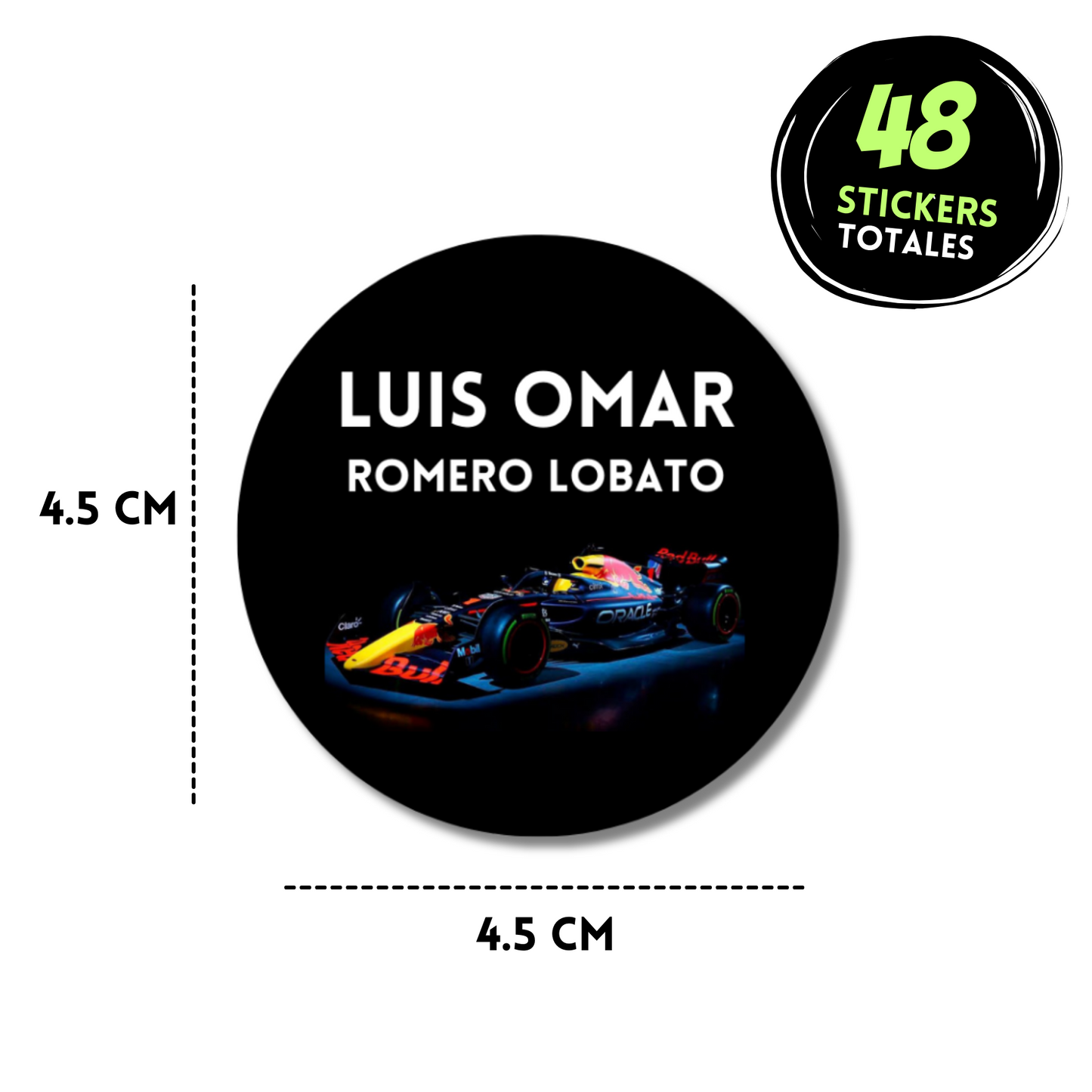 Formula 1 Etiquetas Escolares Personalizadas Libretas, Libros y Lápices