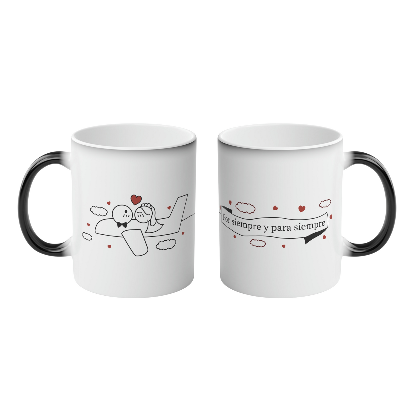 Por Siempre Y Para Siempre Pareja Kit Tazas