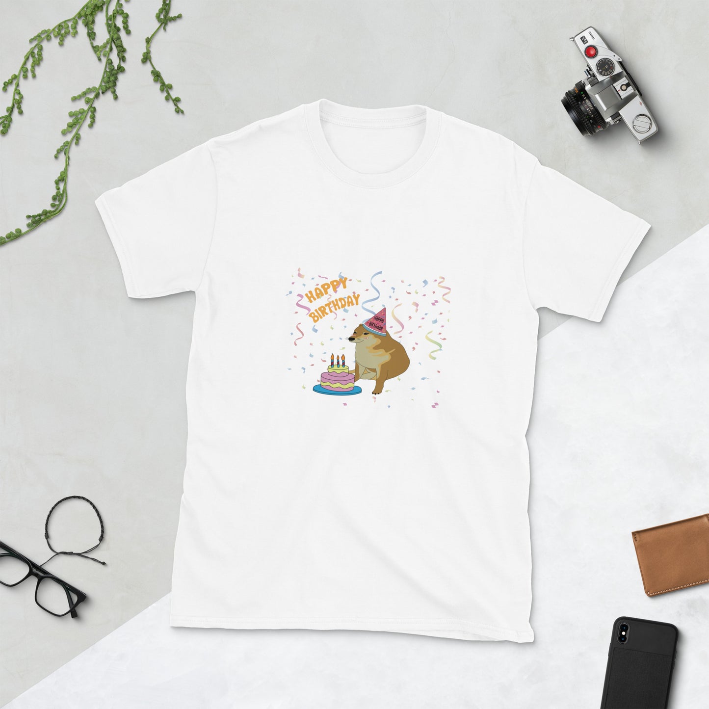 Cheems Cumpleaños Playera Meme