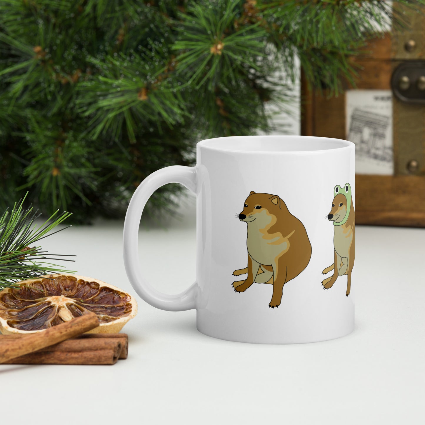 Cheems Disfrazado Taza