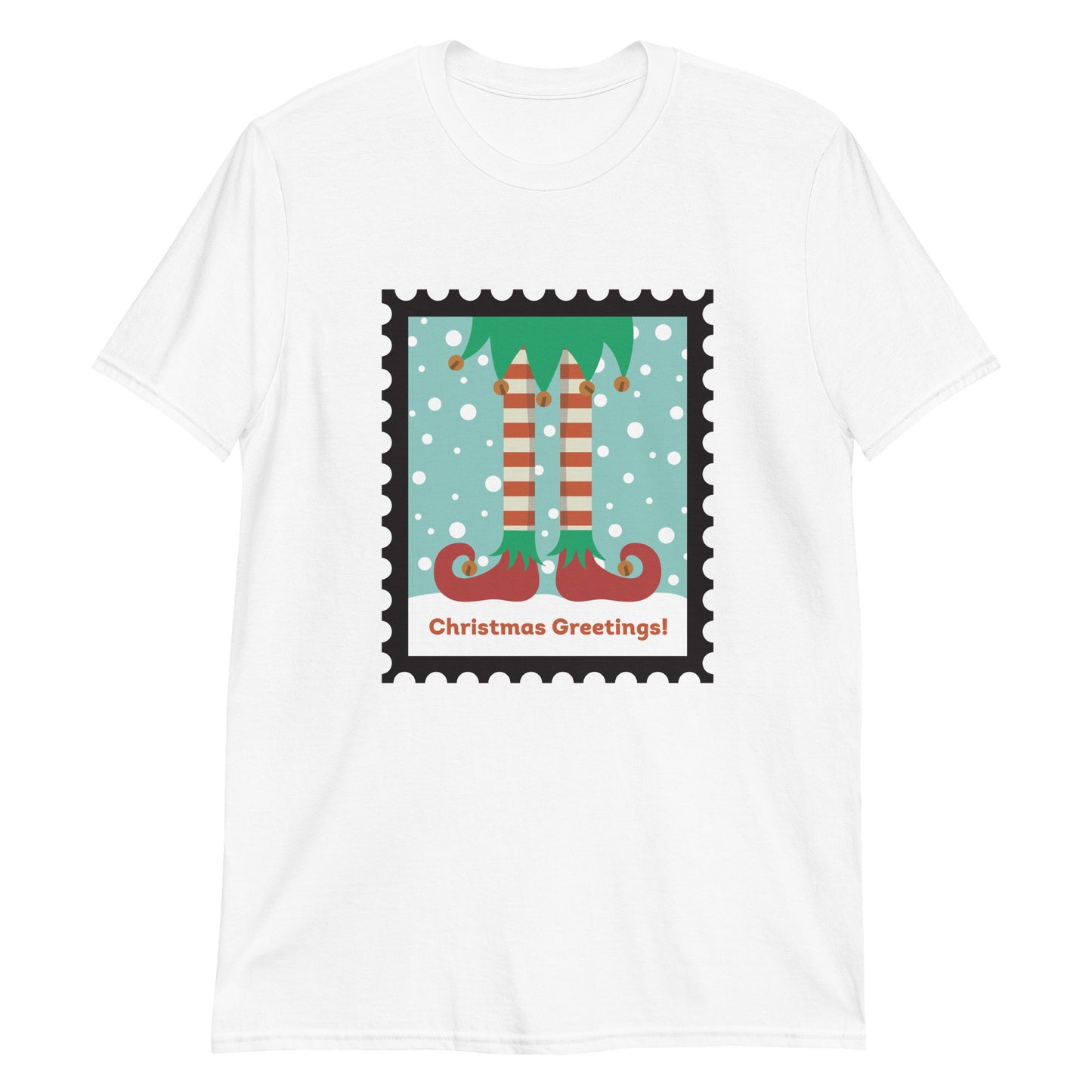 Christmas Greetings! Zapatos Duende Playera Navidad