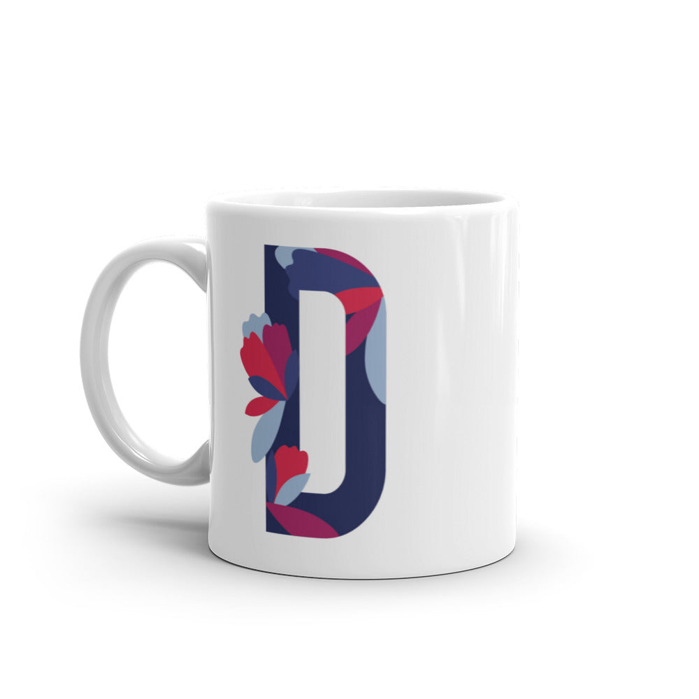 Letras Flor Taza