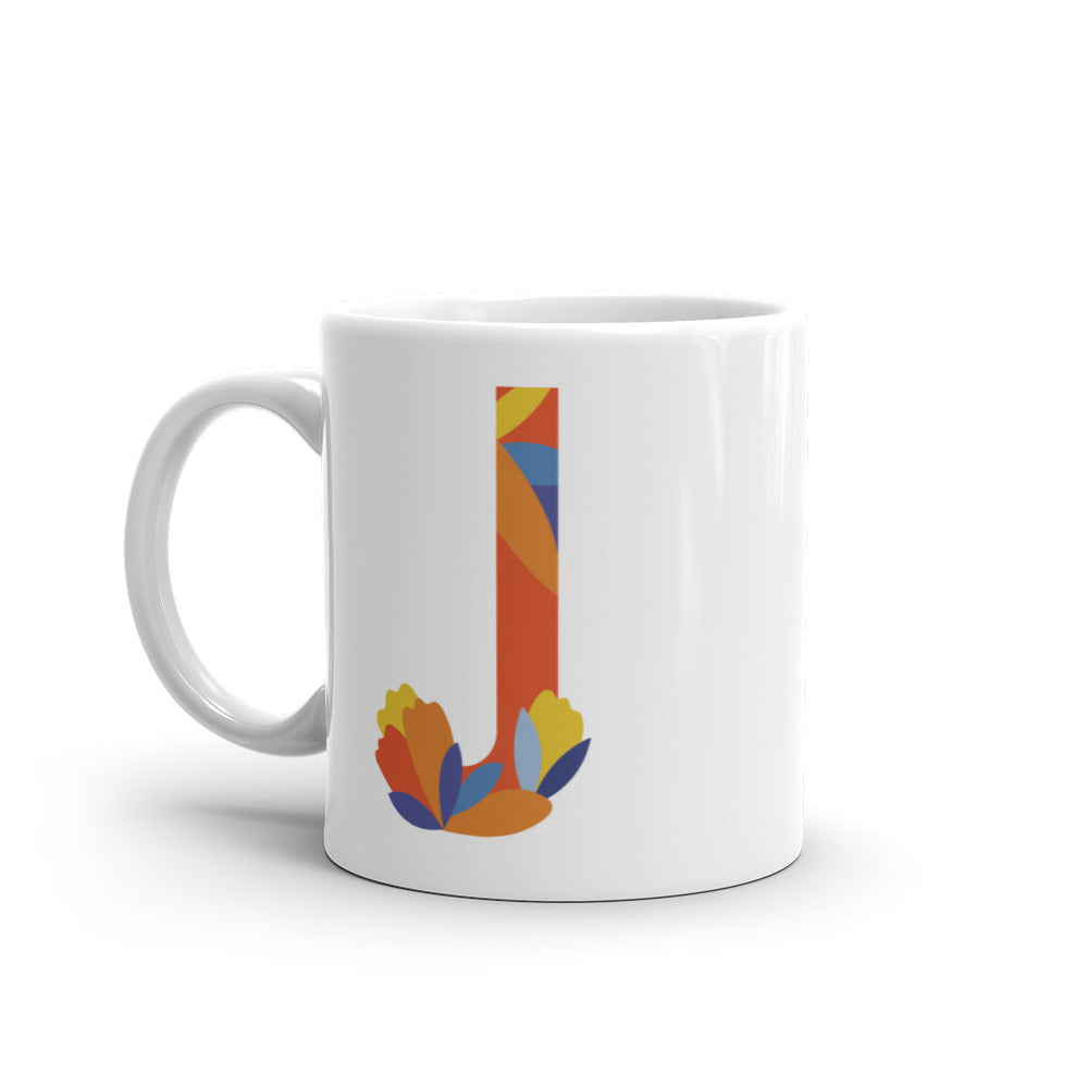 Letras Flor Taza