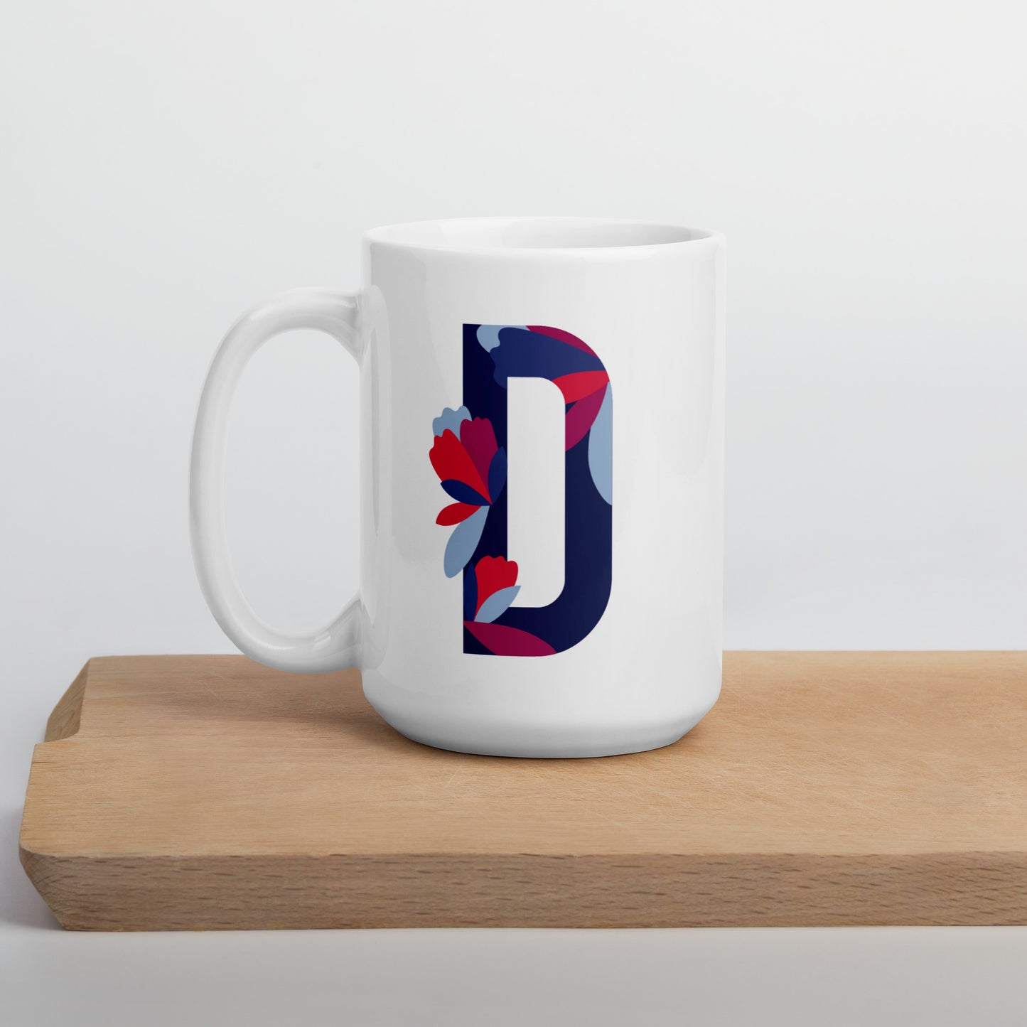 Letras Flor Taza