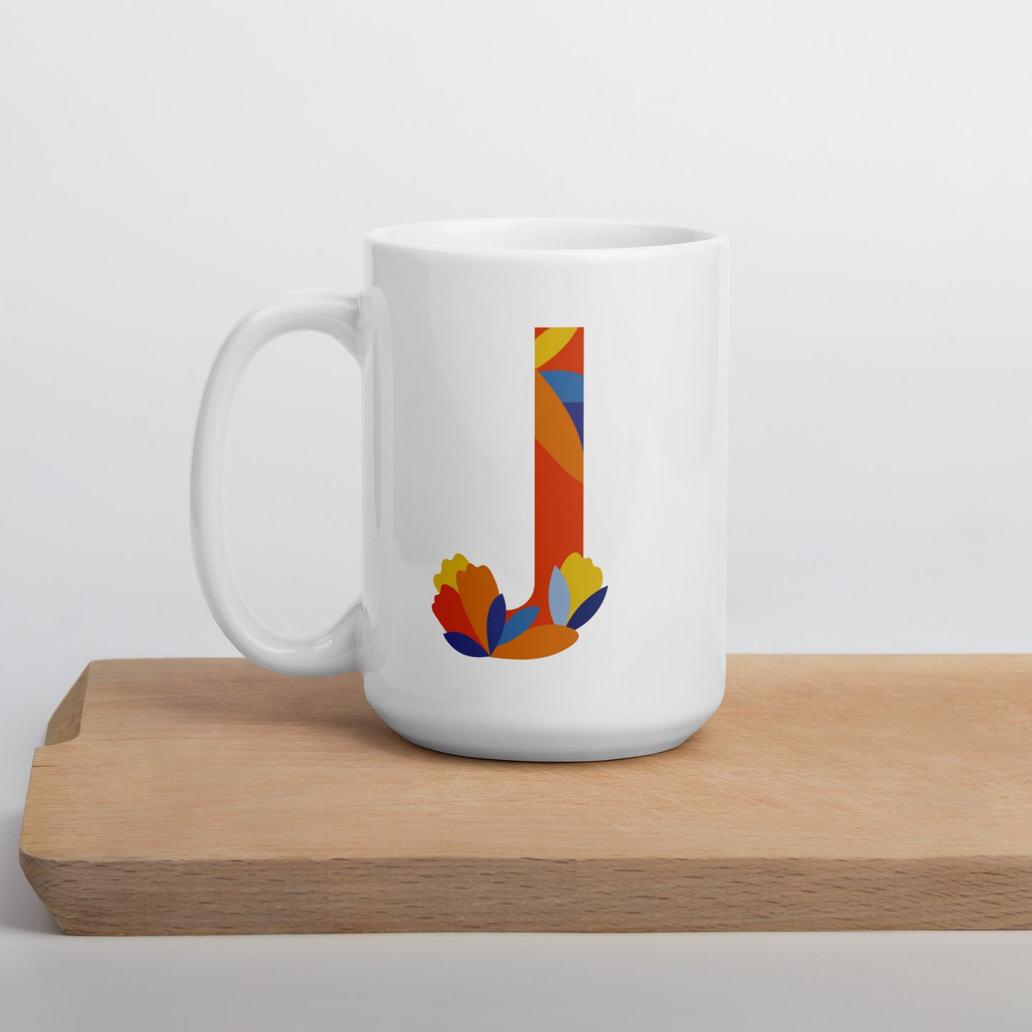 Letras Flor Taza