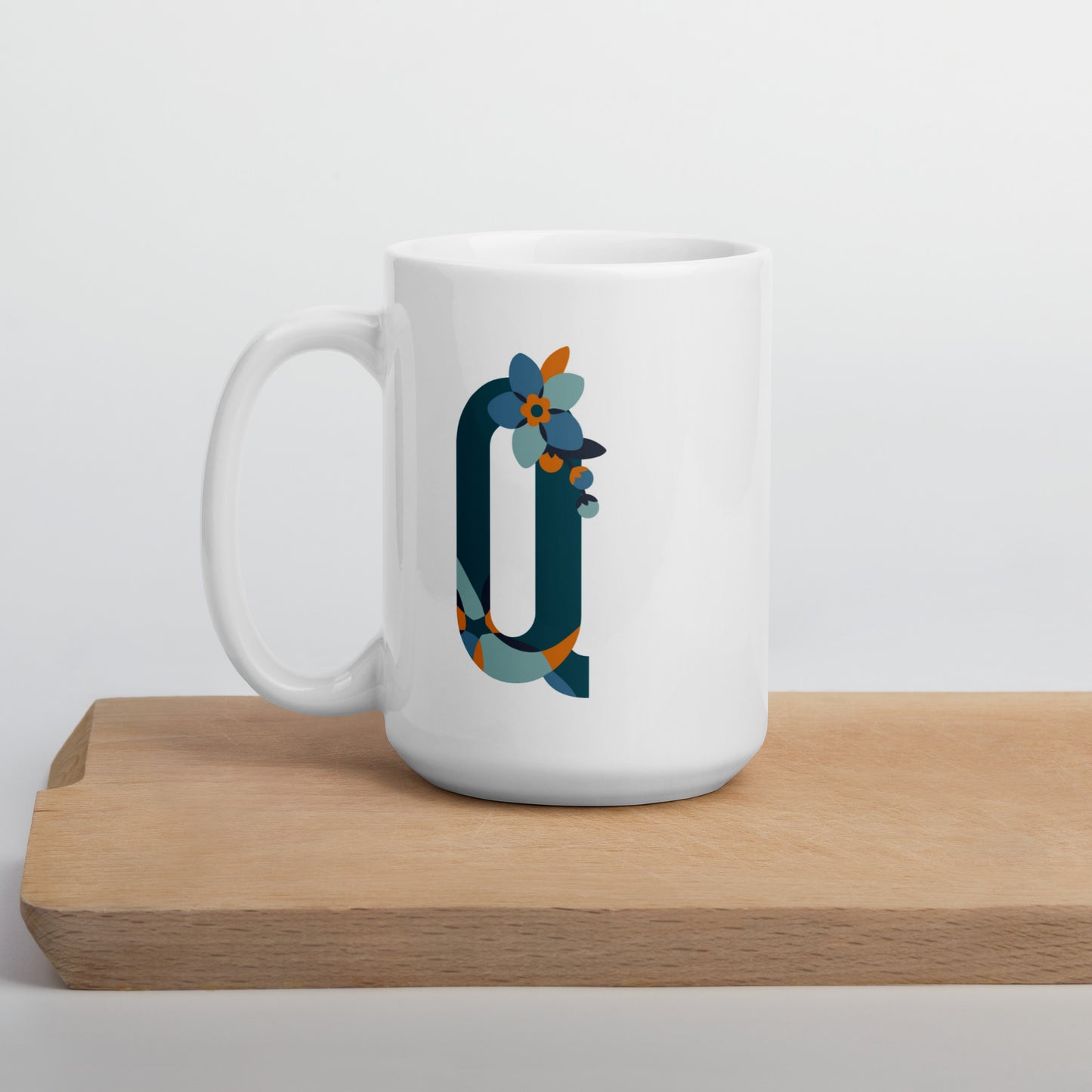Letras Flor Taza