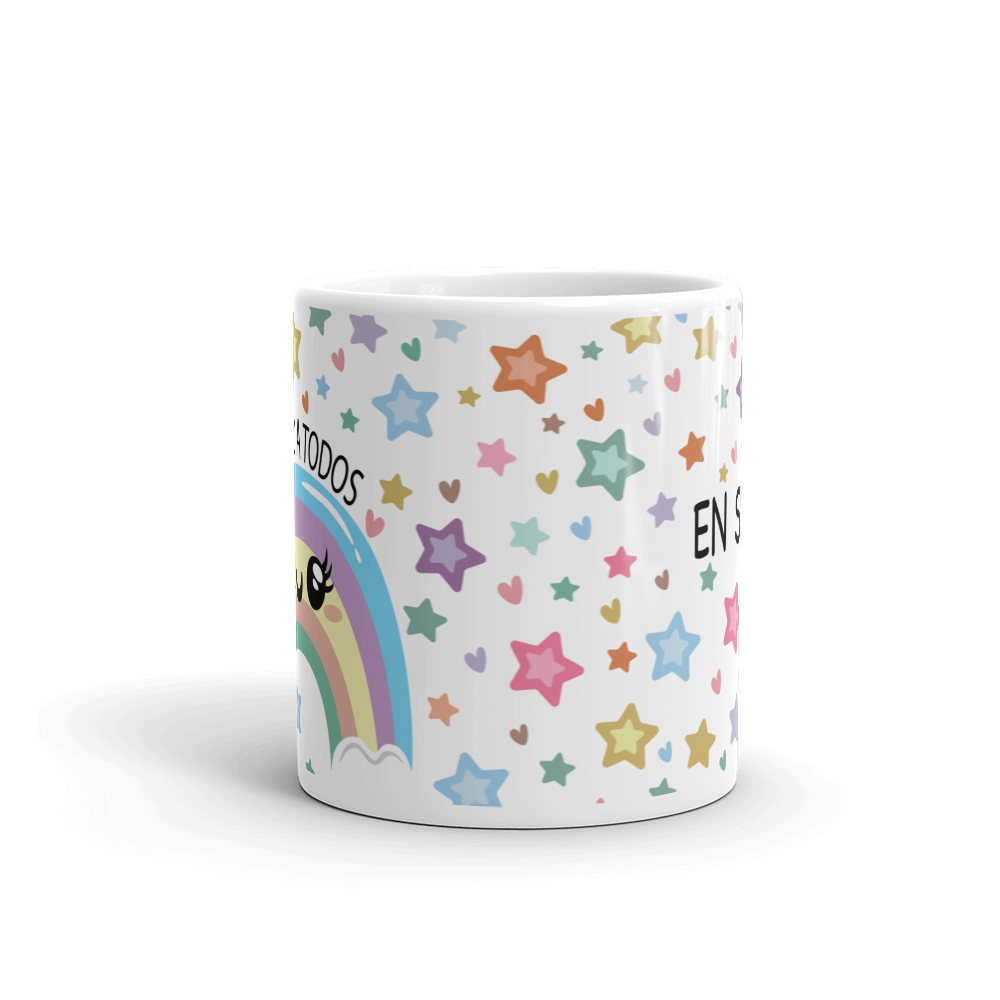 Arcoíris Los Odio A Todos Taza
