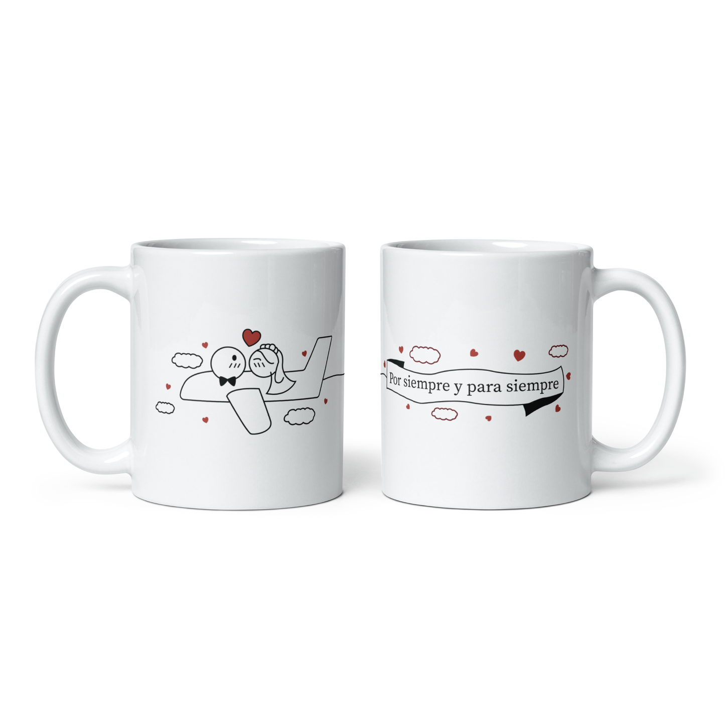 Por Siempre Y Para Siempre Pareja Kit Tazas