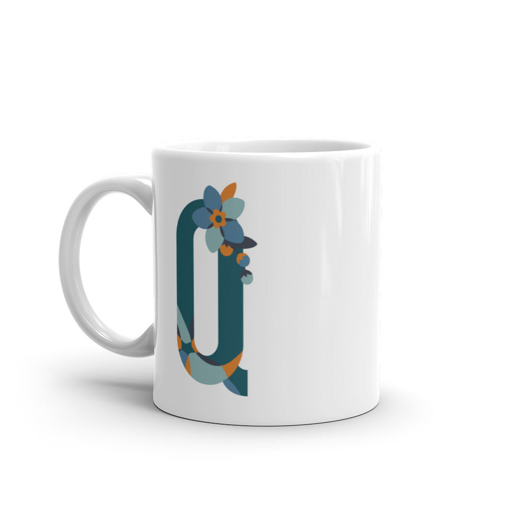 Letras Flor Taza