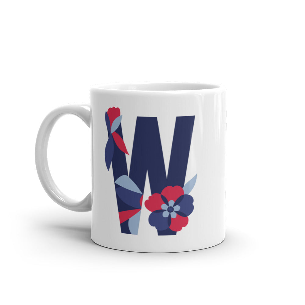 Letras Flor Taza