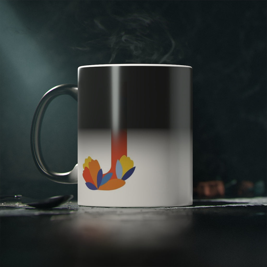 Letras Flor Taza
