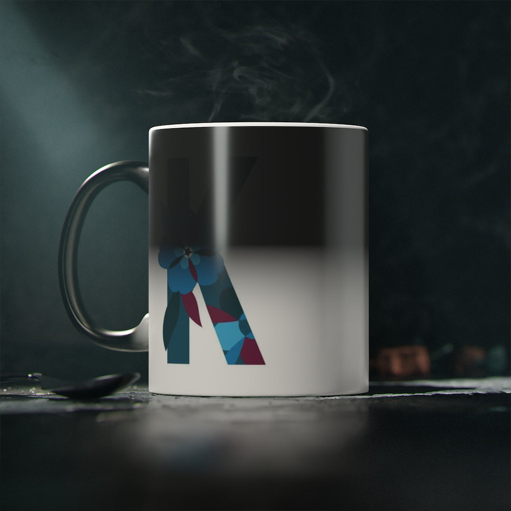 Letras Flor Taza