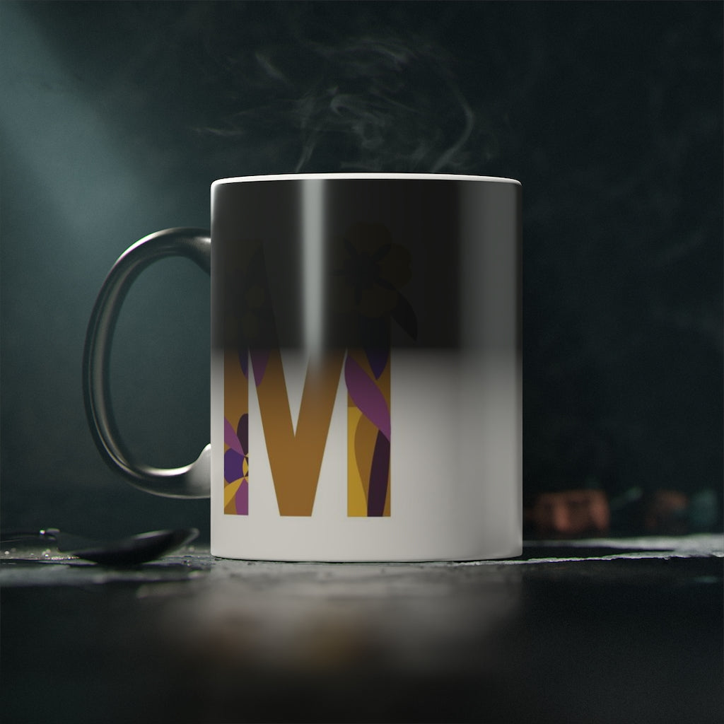 Letras Flor Taza