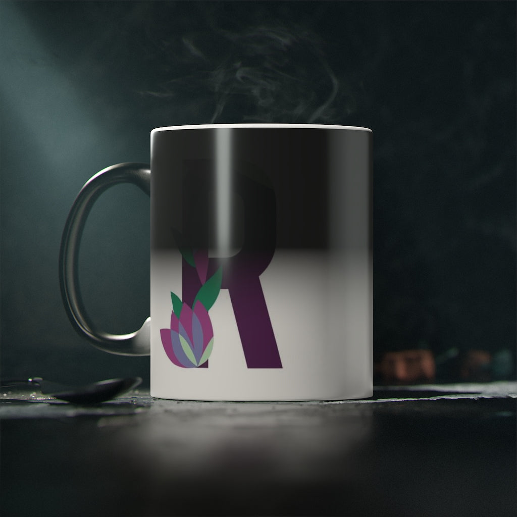 Letras Flor Taza