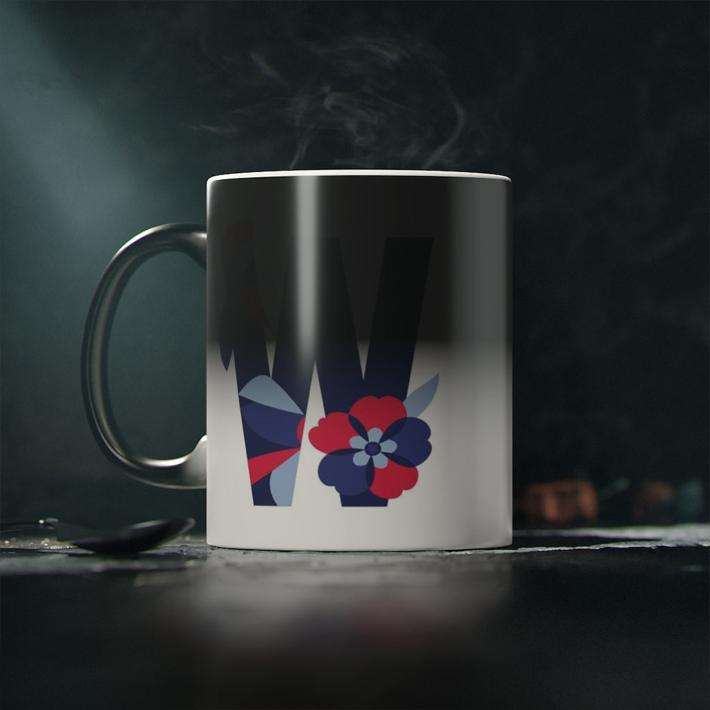Letras Flor Taza
