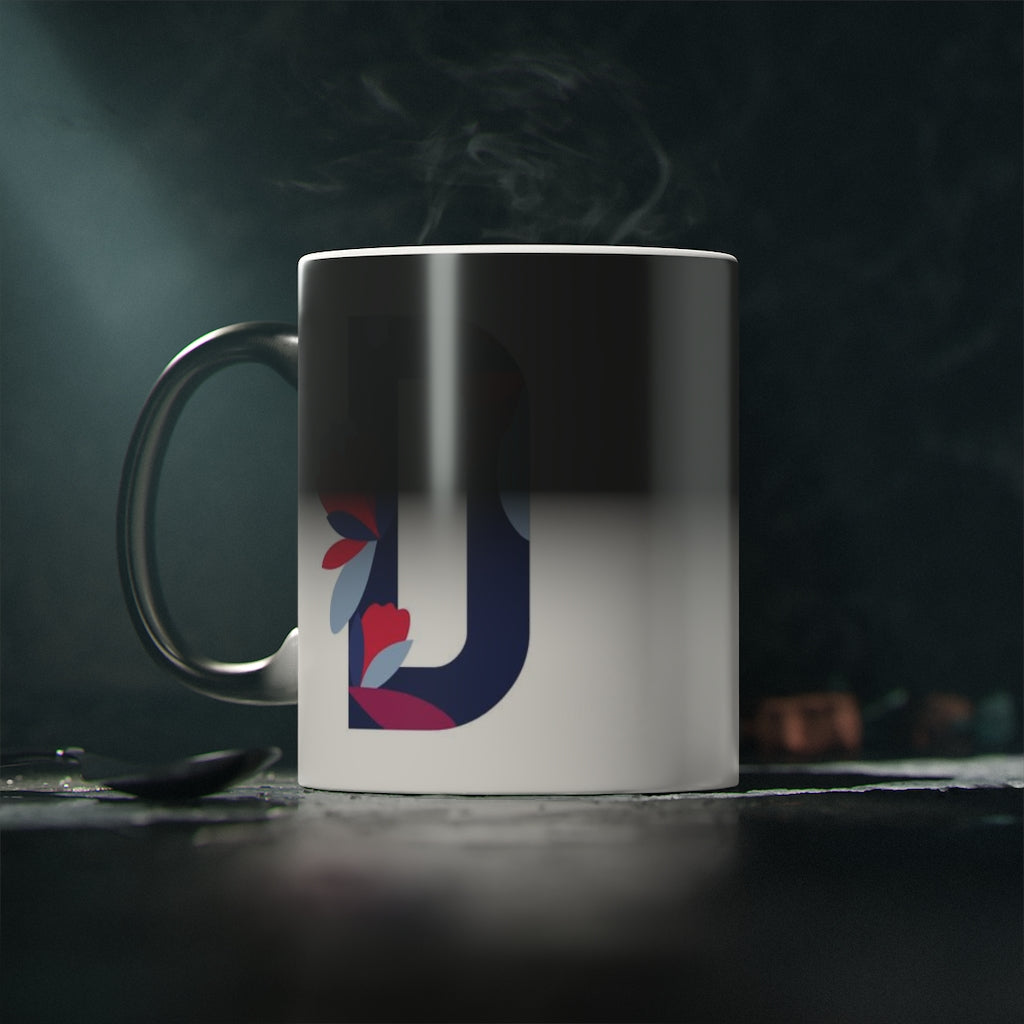 Letras Flor Taza