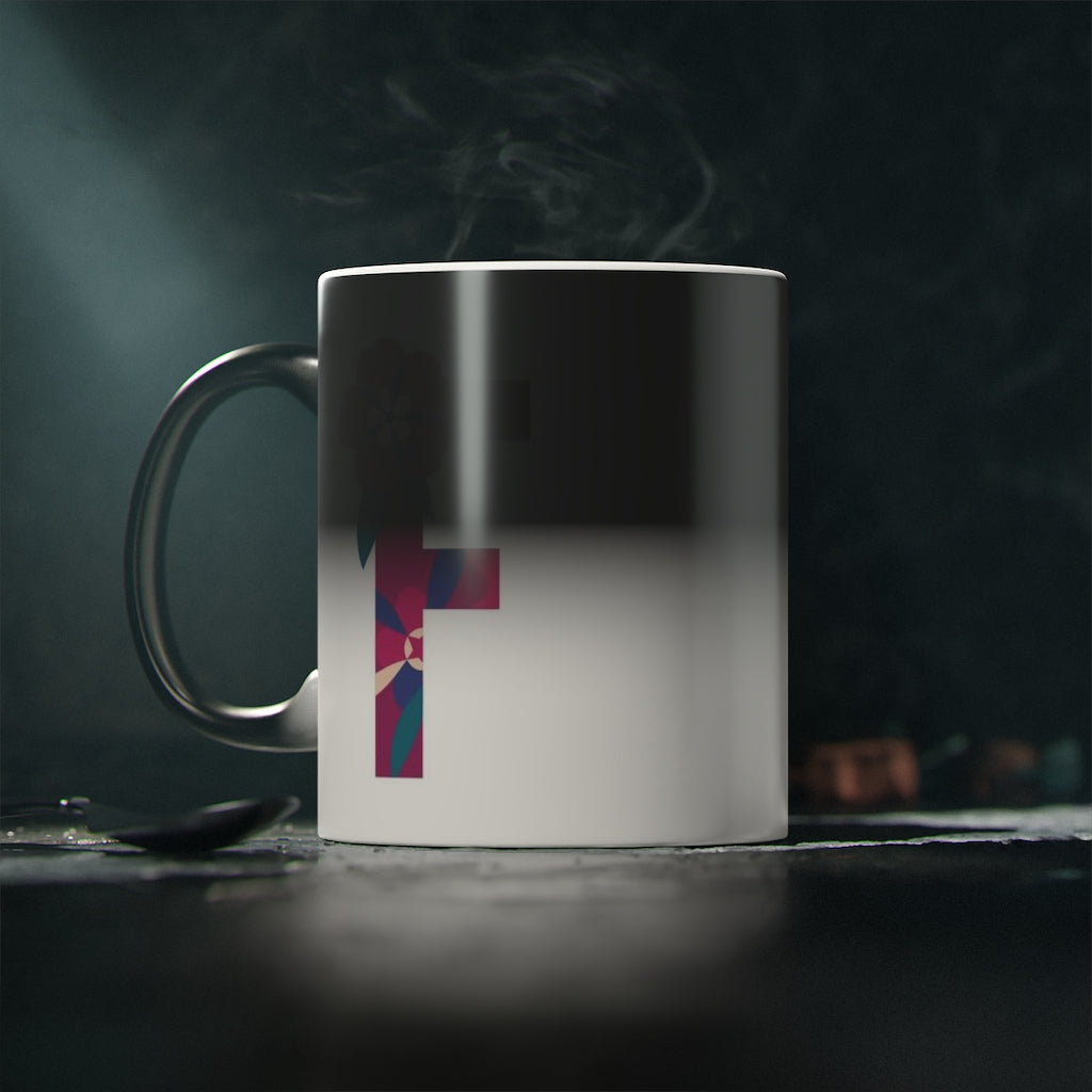 Letras Flor Taza