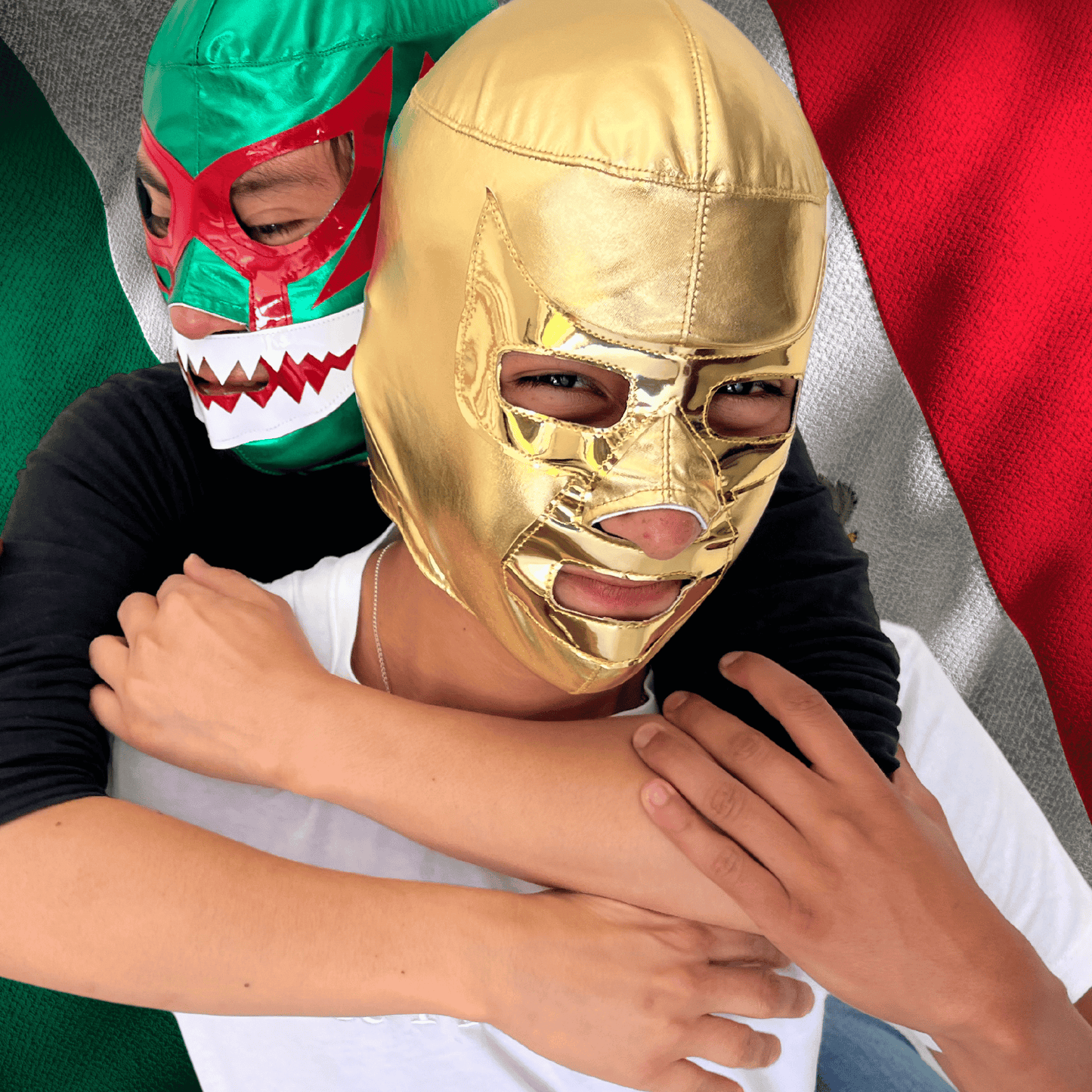 Mexican Luchador Masks | Unique Twist on Tradition, Shimmering Elegance, Sleek Style | Vibrant El Dorado Wrestling Mask