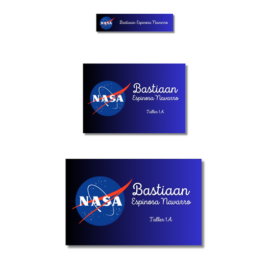 NASA Logo Etiquetas Escolares Personalizadas Libretas, Libros y Lápices