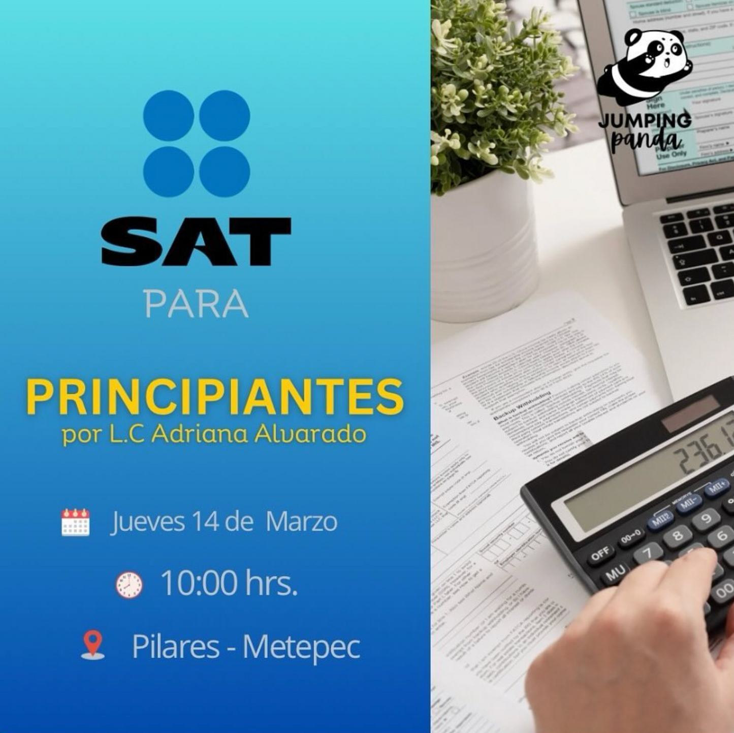 SAT Contabilidad Para Principiantes: Curso Presencial