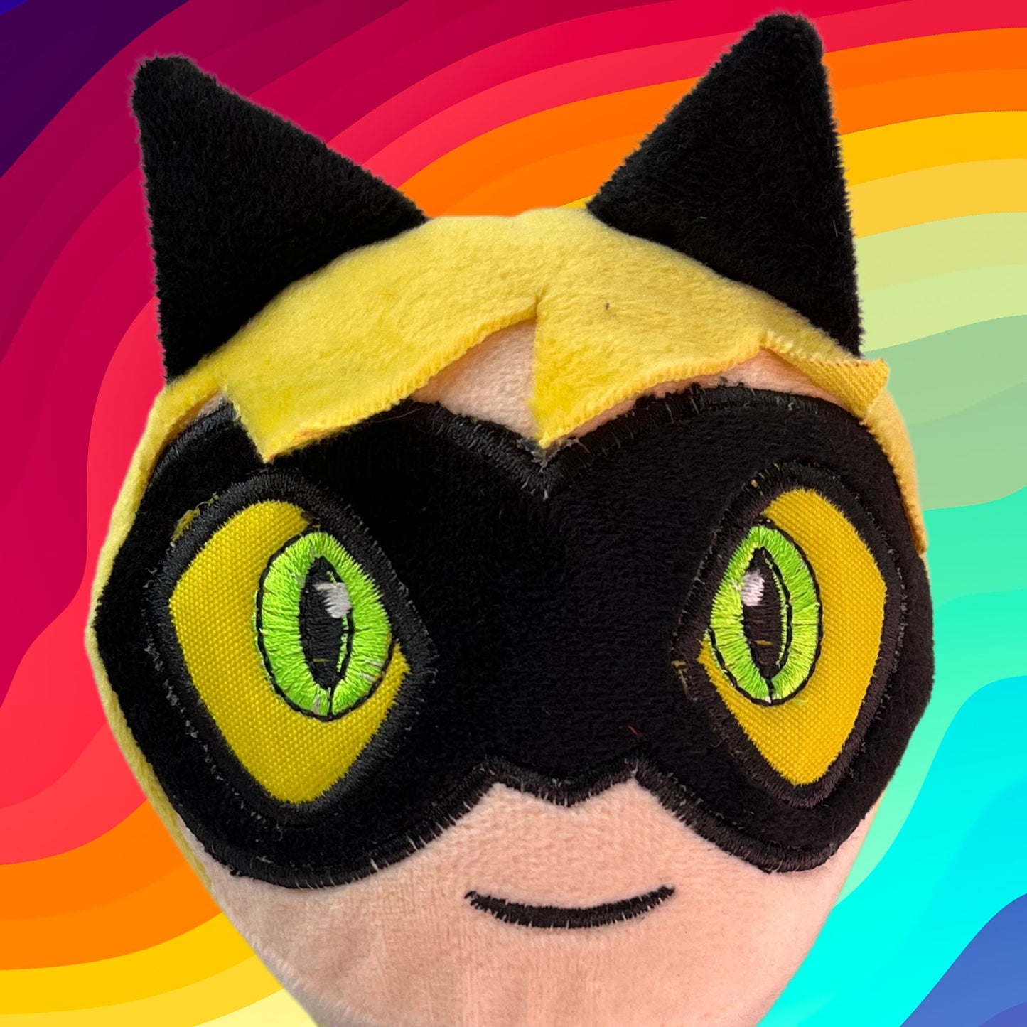 Chat Noir Kit Regalo Peluche Cariñoso + Taza Mágica Personalizada