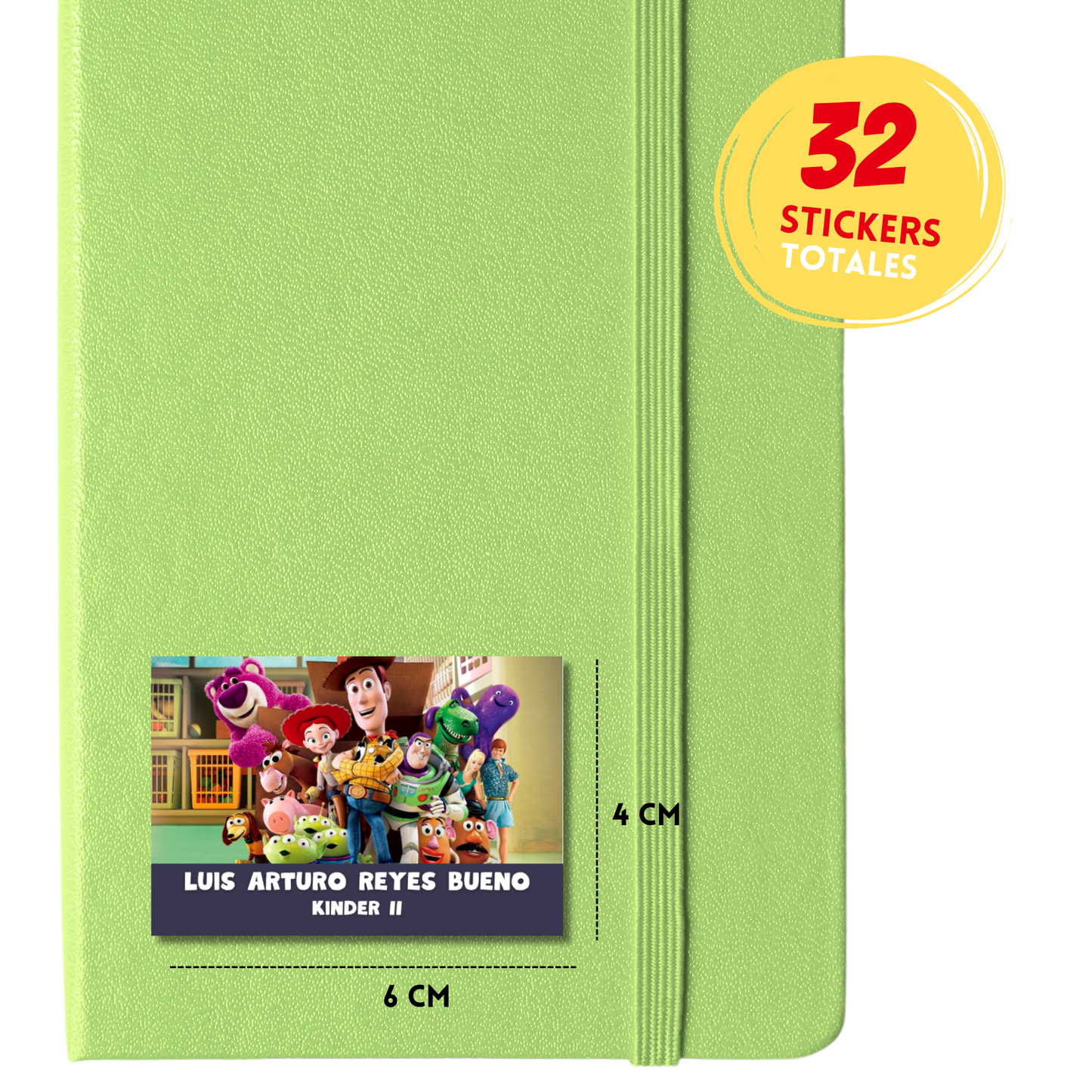 Toy Story 3 Etiquetas Escolares Personalizadas Libretas, Libros y Lápices