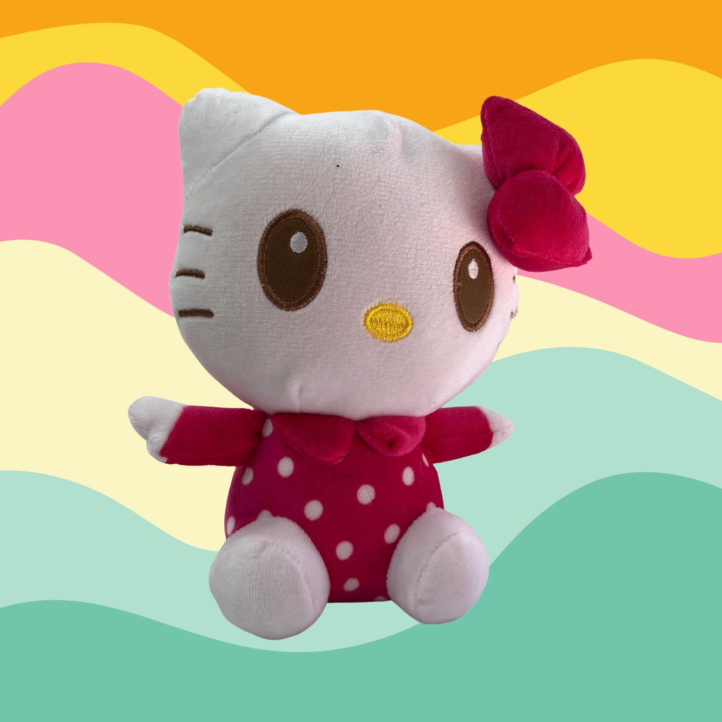 Hello Kitty Kit Regalo Peluche Cariñoso + Taza Mágica Personalizada