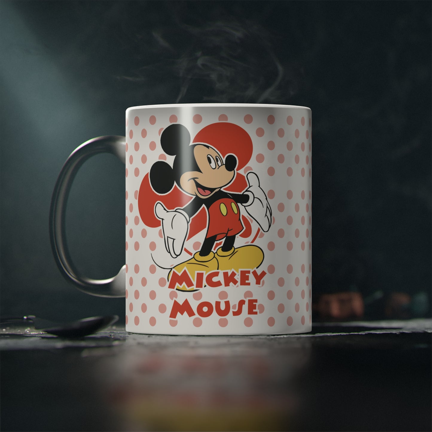 Mickey Mouse Kit Regalo Peluche Cariñoso + Taza Mágica Personalizada