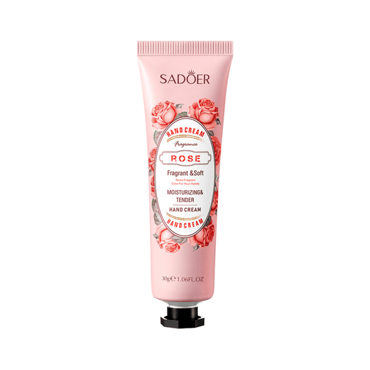 Crema de Manos de Bolsillo Aroma Rosas: Hidratación Rápida y Portátil