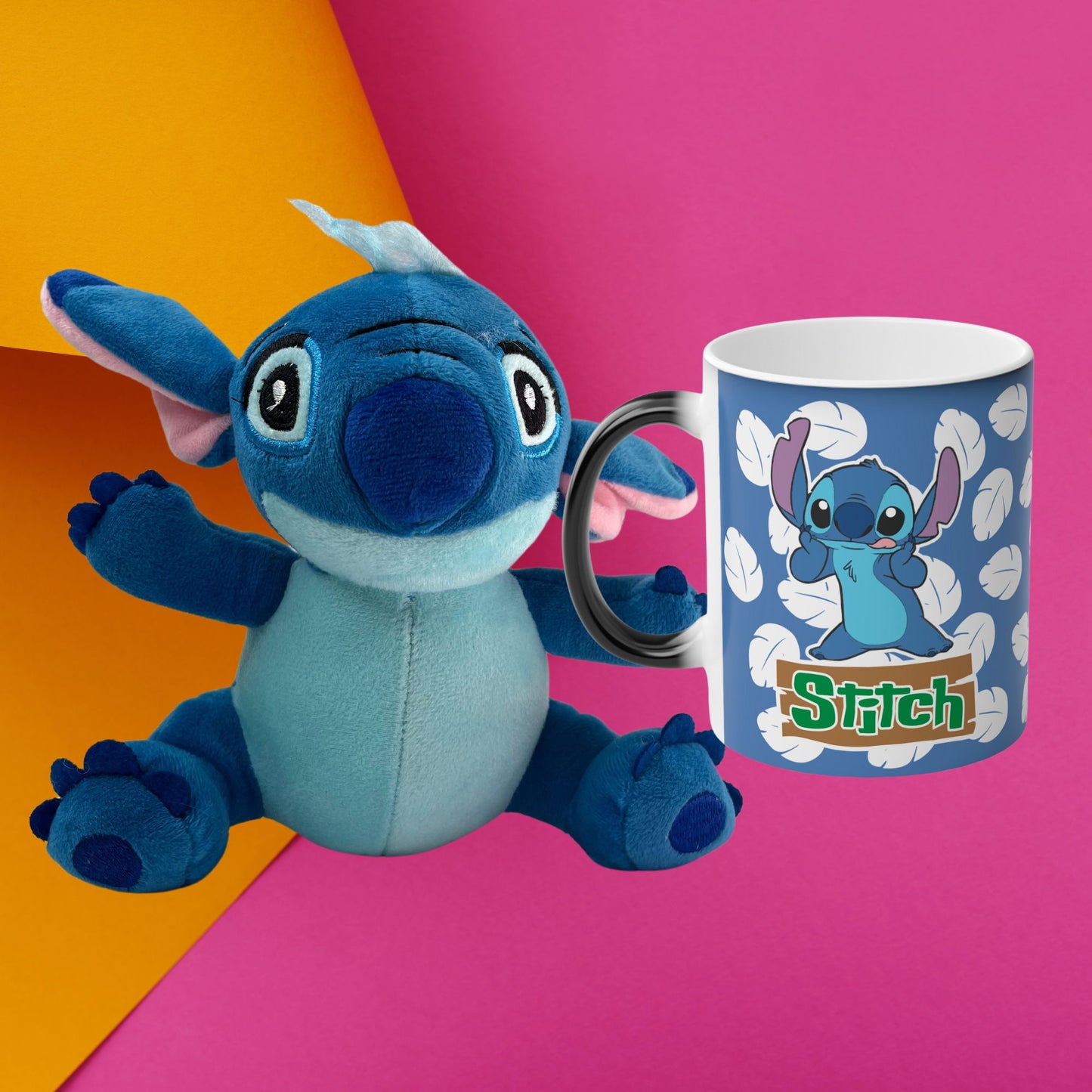 Stitch Kit Regalo Peluche Cariñoso + Taza Mágica Personalizada