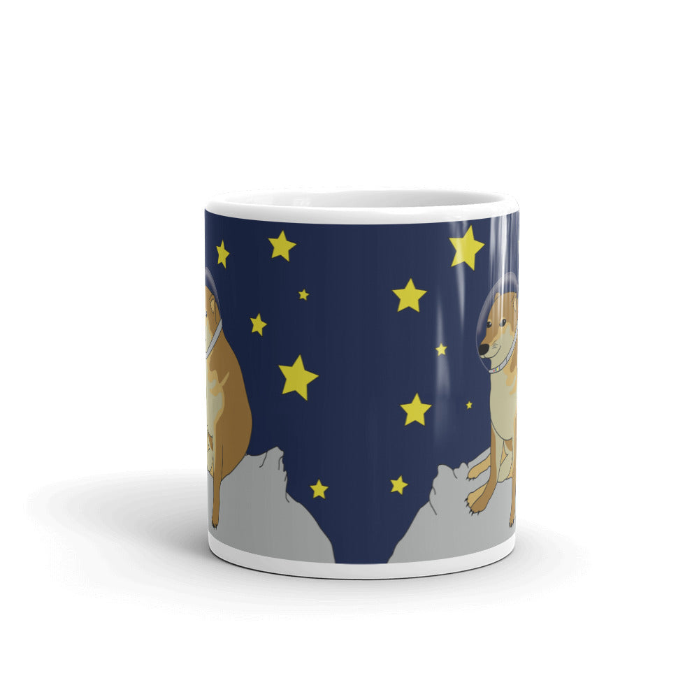 Cheems Astronauta Taza