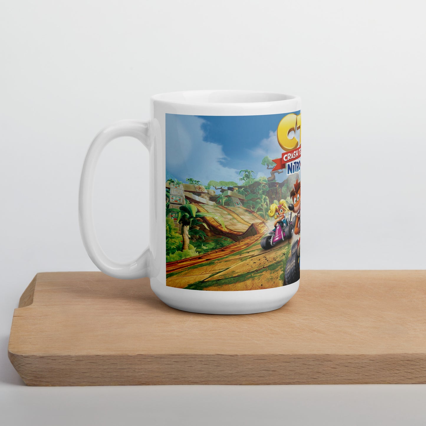 Crash Team Racing Nitro-Fueled Videojuego Taza