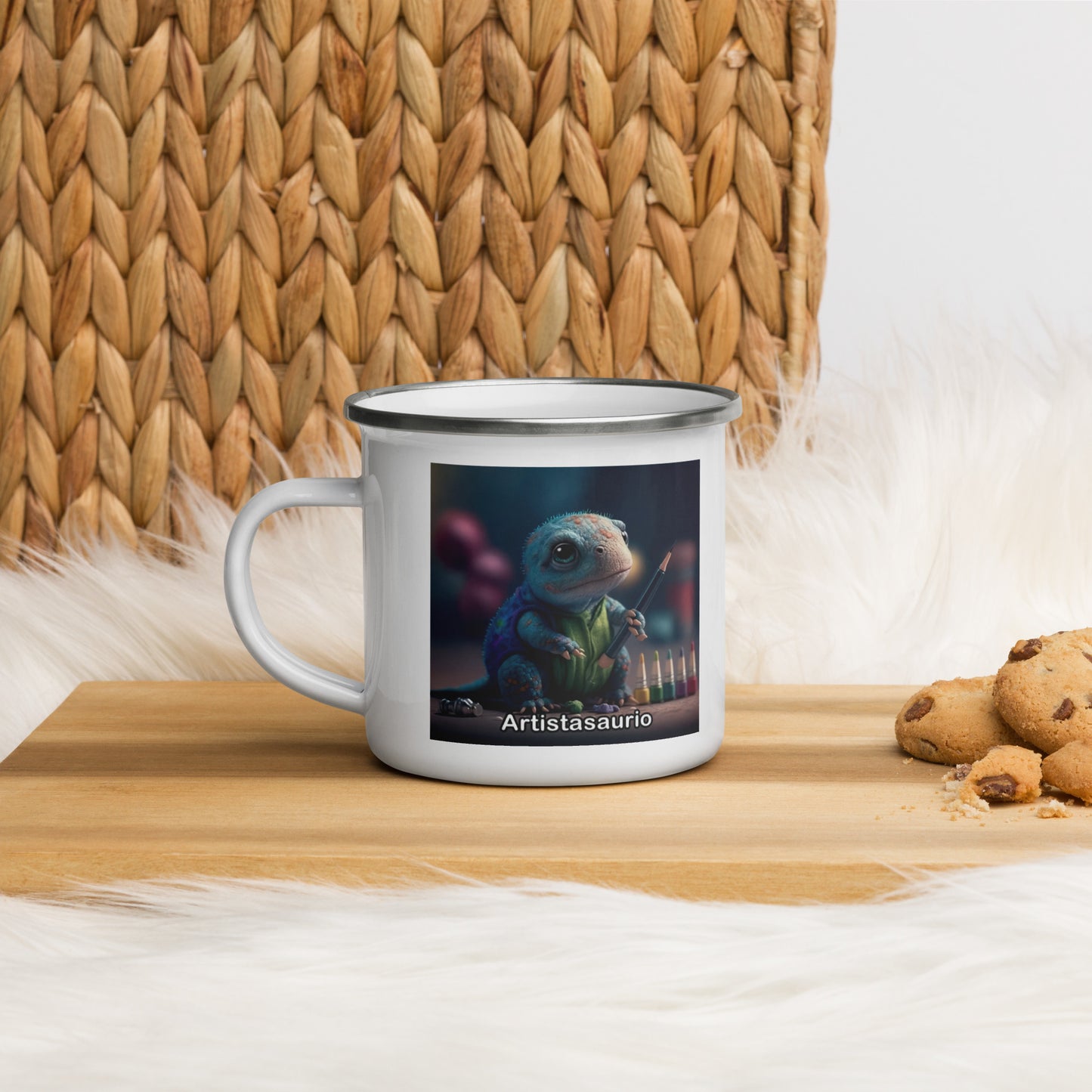 Dino Profesiones Artistasaurio Taza