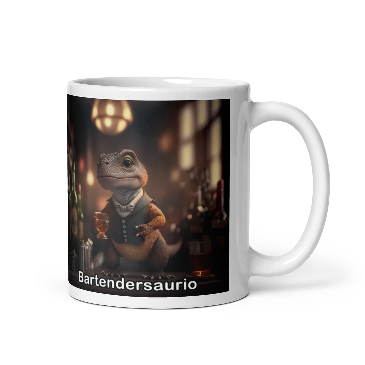 Dino Profesiones Bartendersaurio Taza