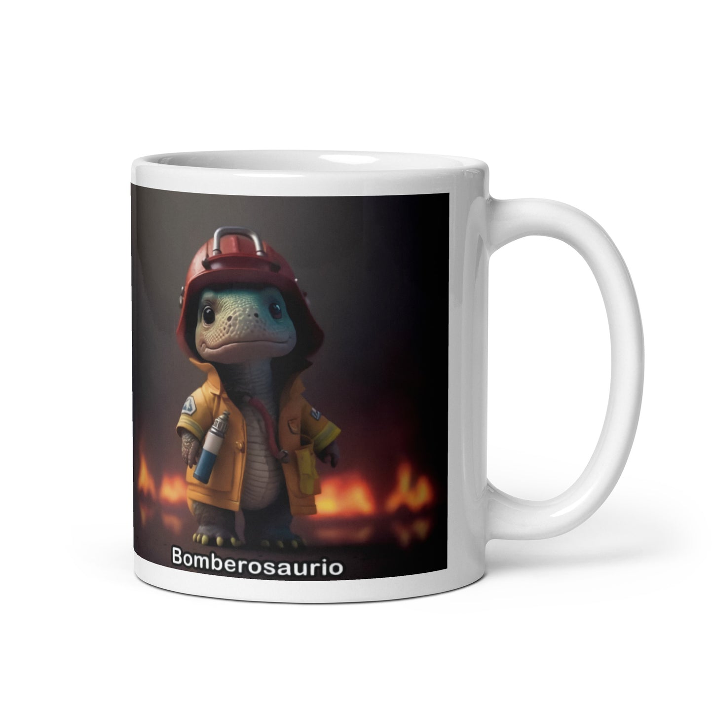 Dino Profesiones Bomberosaurio Taza