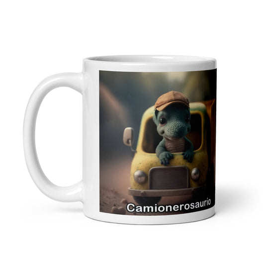 Dino Profesiones Camionerosaurio Taza