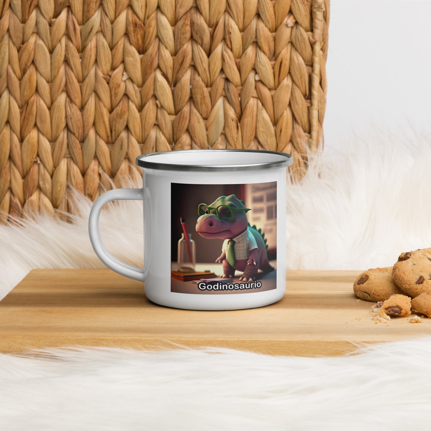 Dino Profesiones Godinosaurio  Taza