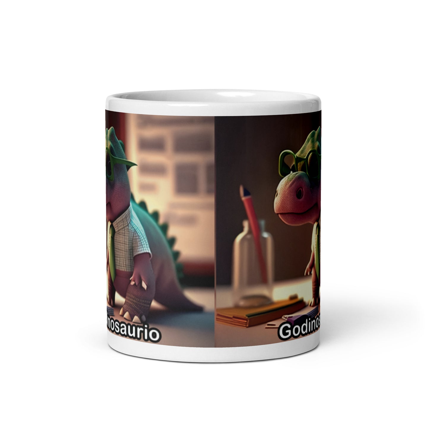 Dino Profesiones Godinosaurio  Taza