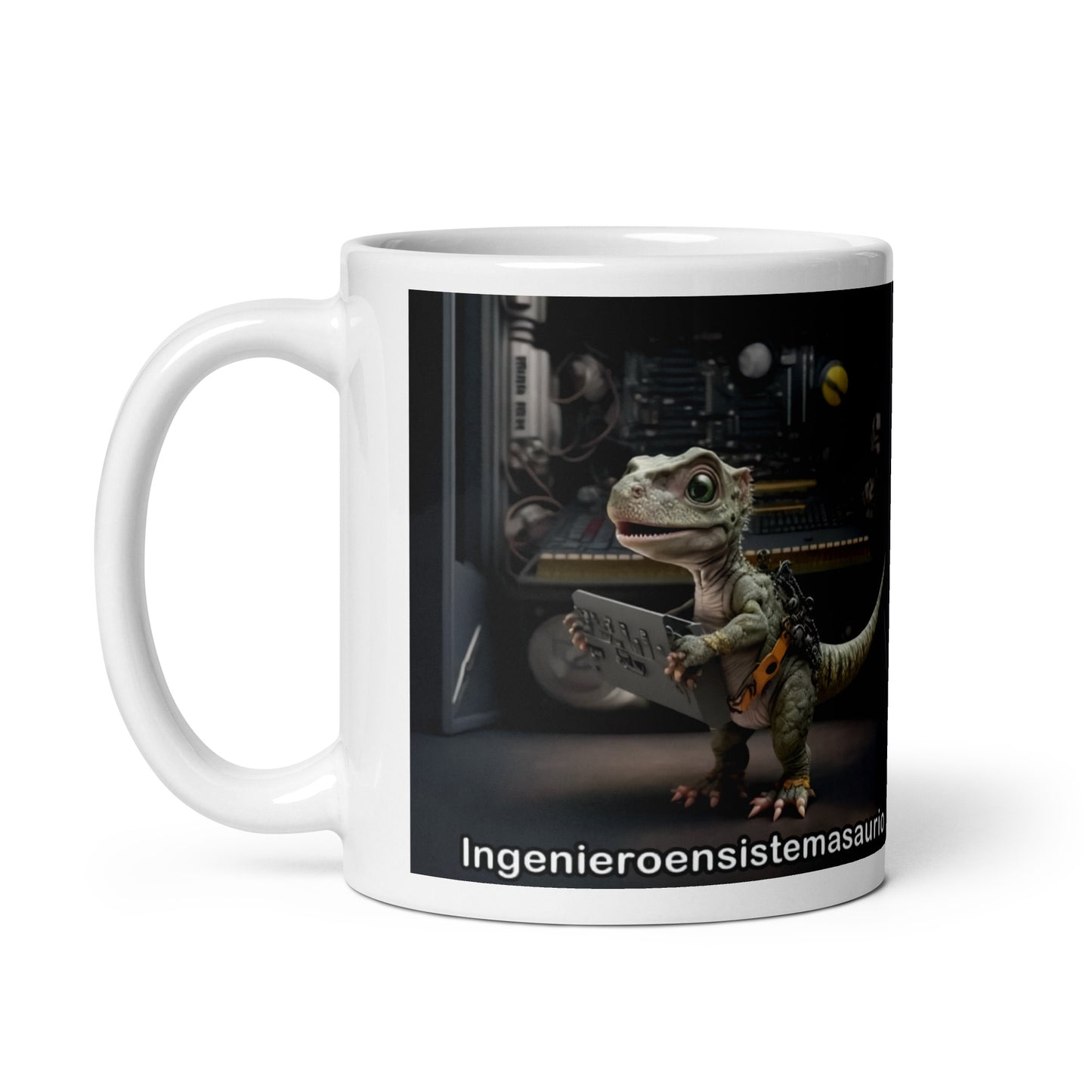 Dino Profesiones Ingenieroensistemasaurio Taza