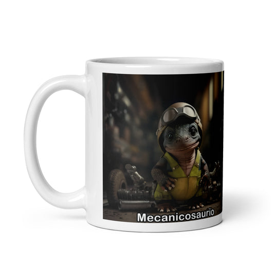 Dino Profesiones Mecanicosaurio Taza