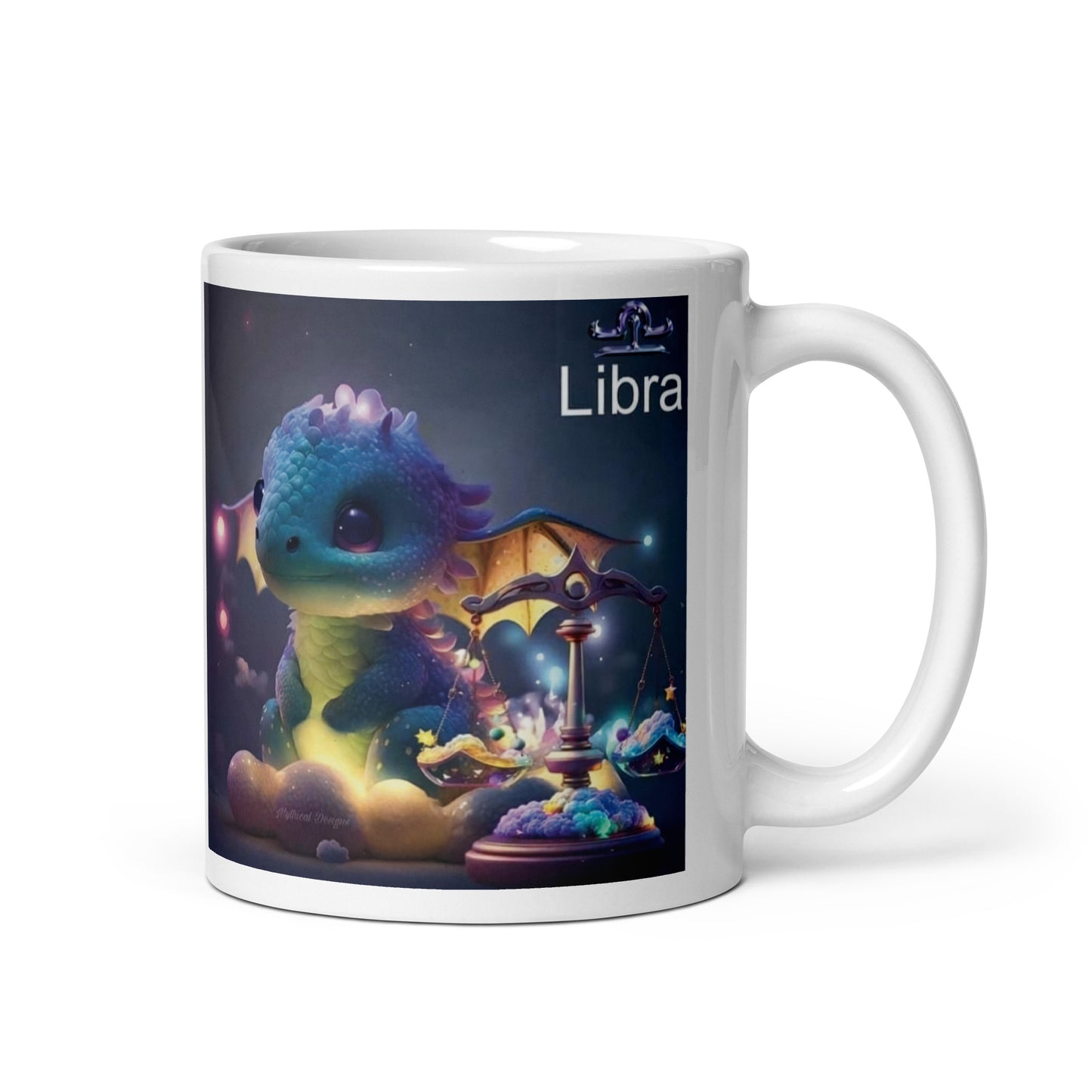 Dragón (Libra) Signos Zodiacales Taza