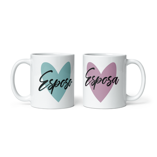 Esposo y Esposa Kit Tazas