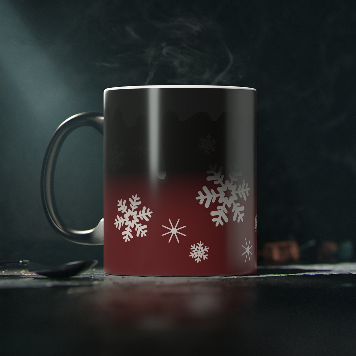 Copos De Nieve Navidad Taza