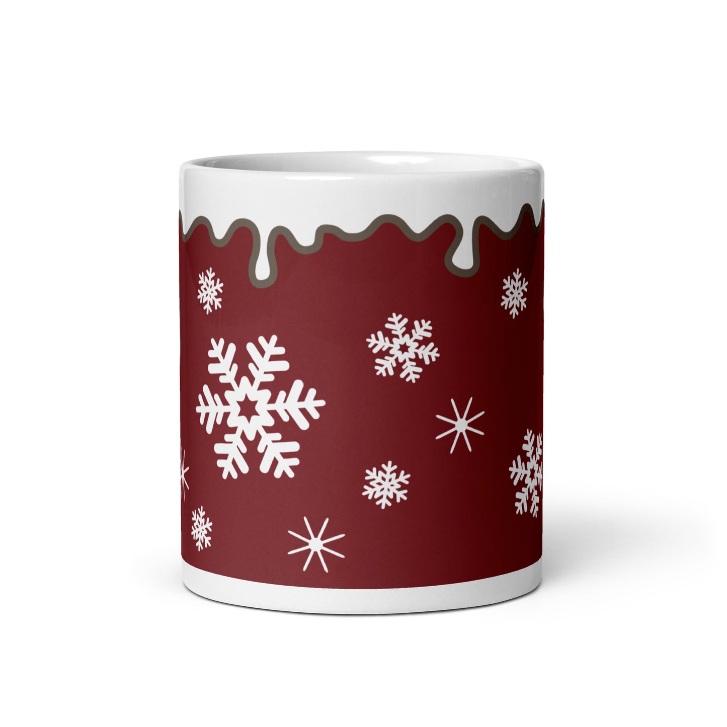 Copos De Nieve Navidad Taza