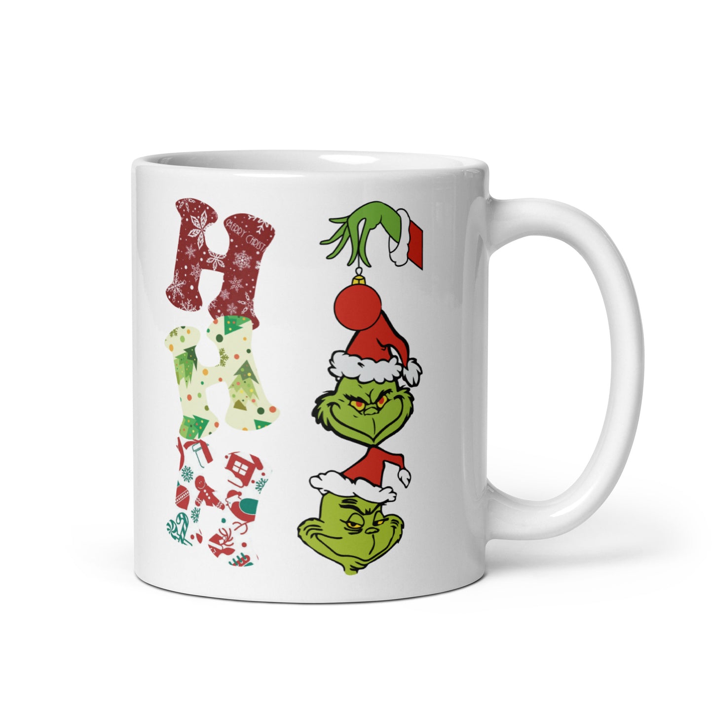 Grinch Ho Ho Ho  Navidad Taza