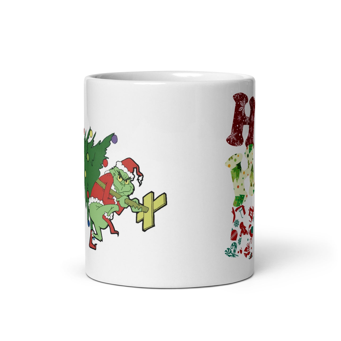 Grinch Ho Ho Ho  Navidad Taza