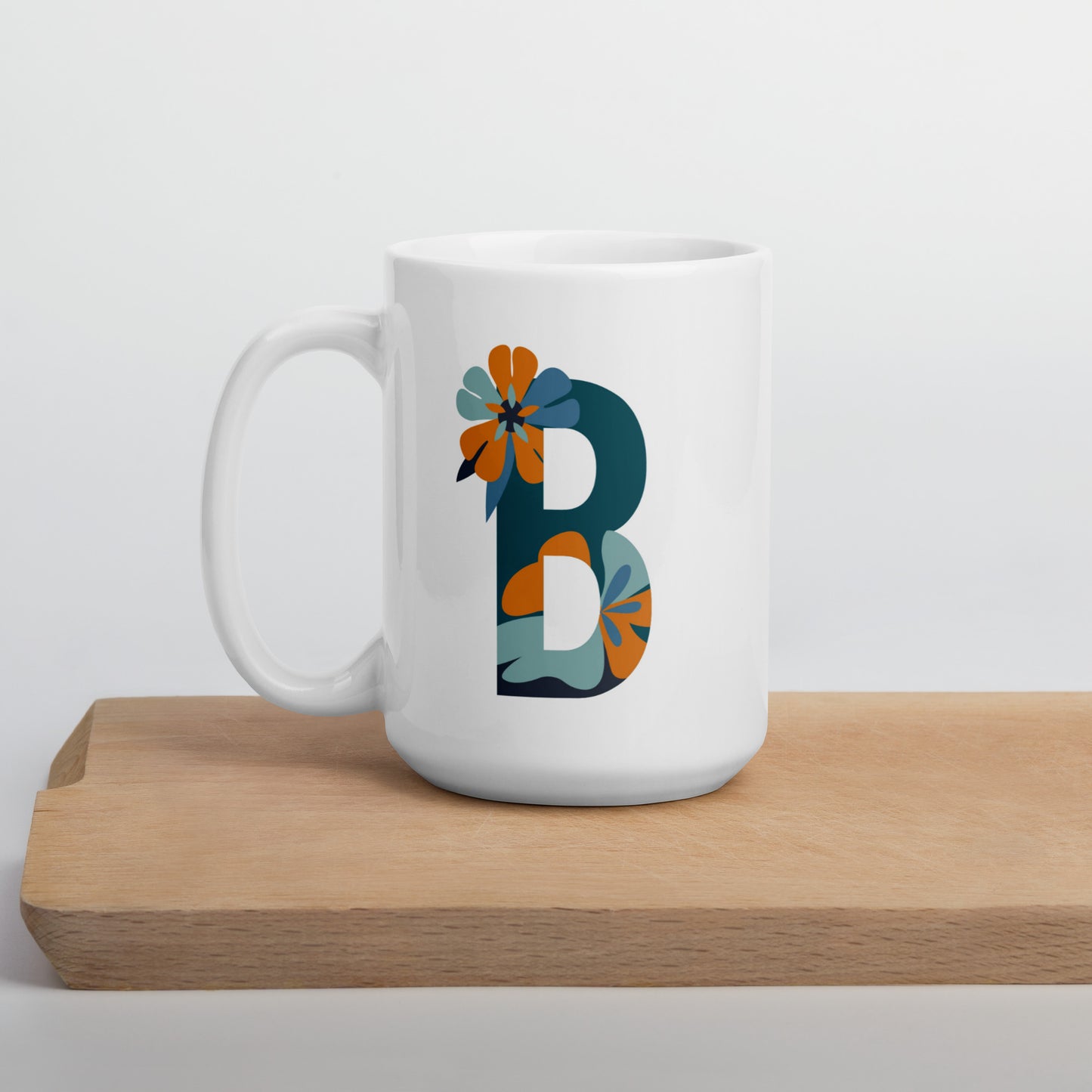 Letras Flor Taza