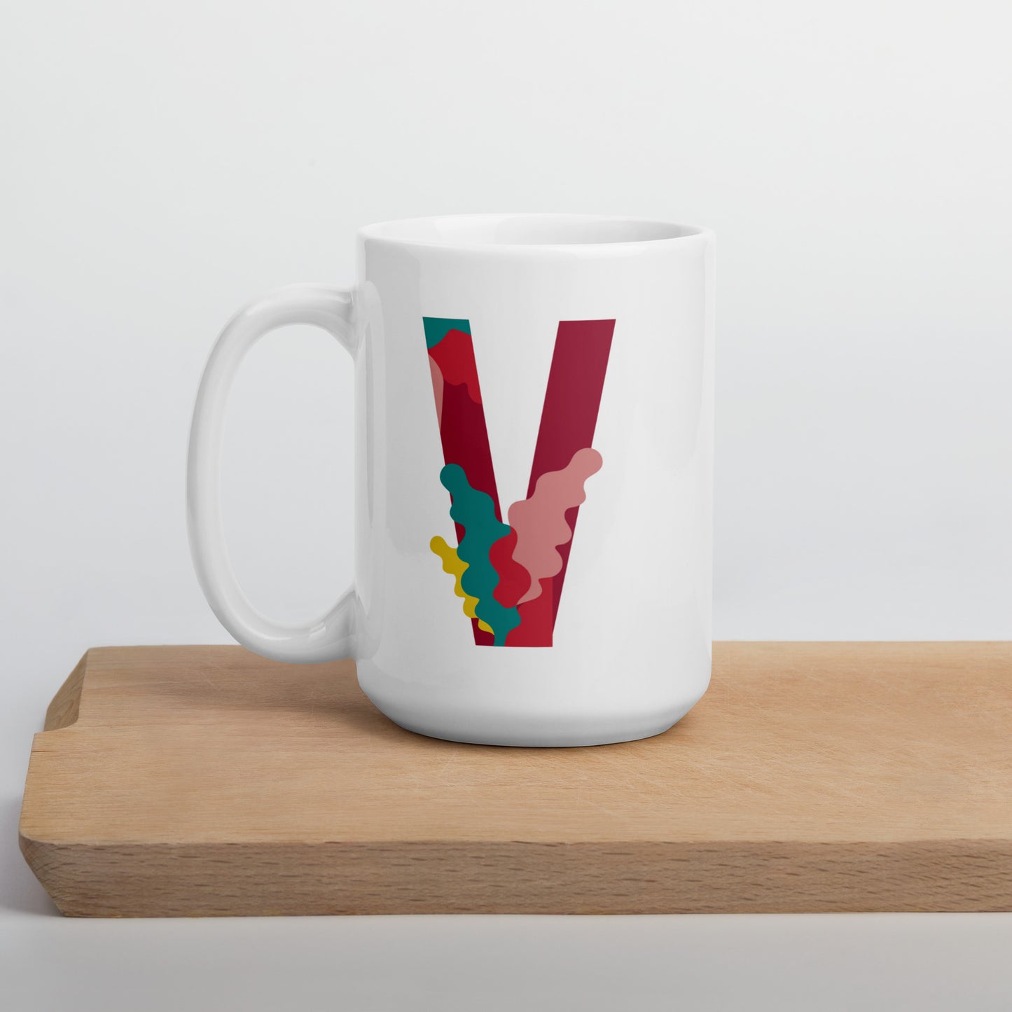 Letras Flor Taza