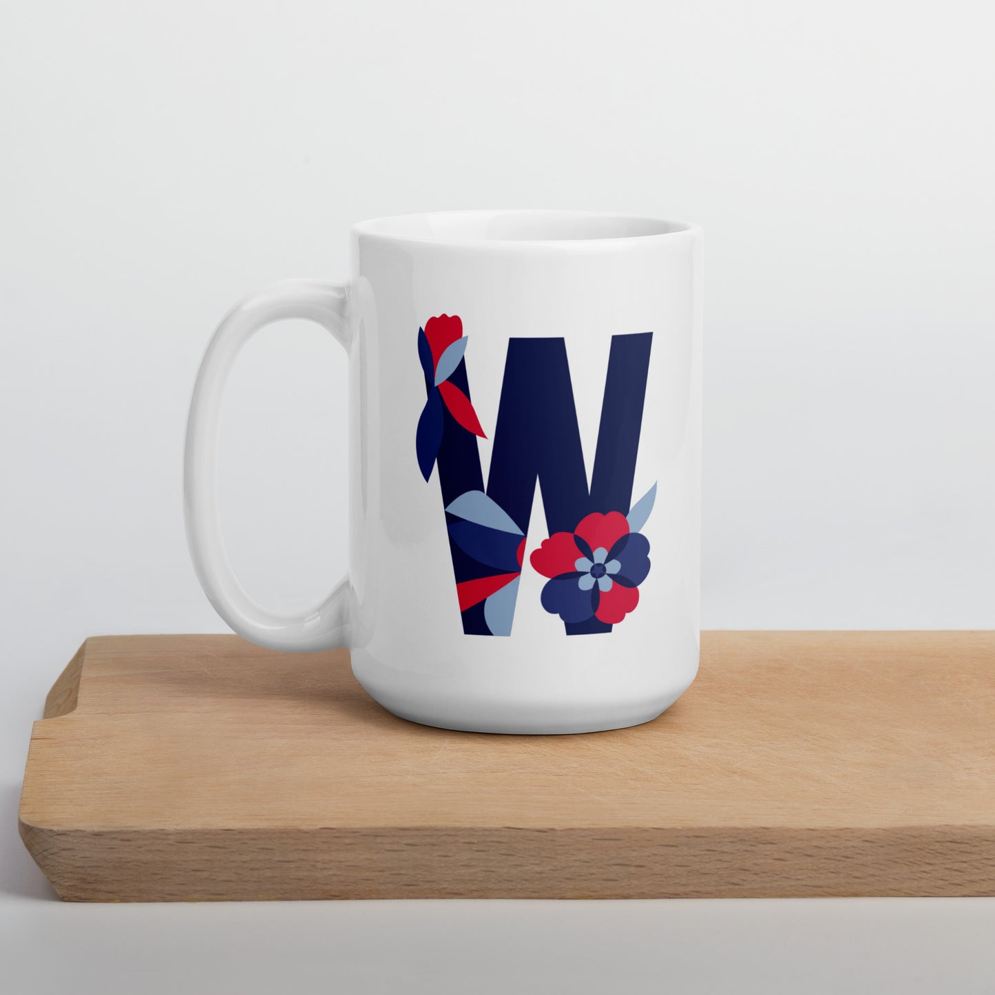 Letras Flor Taza