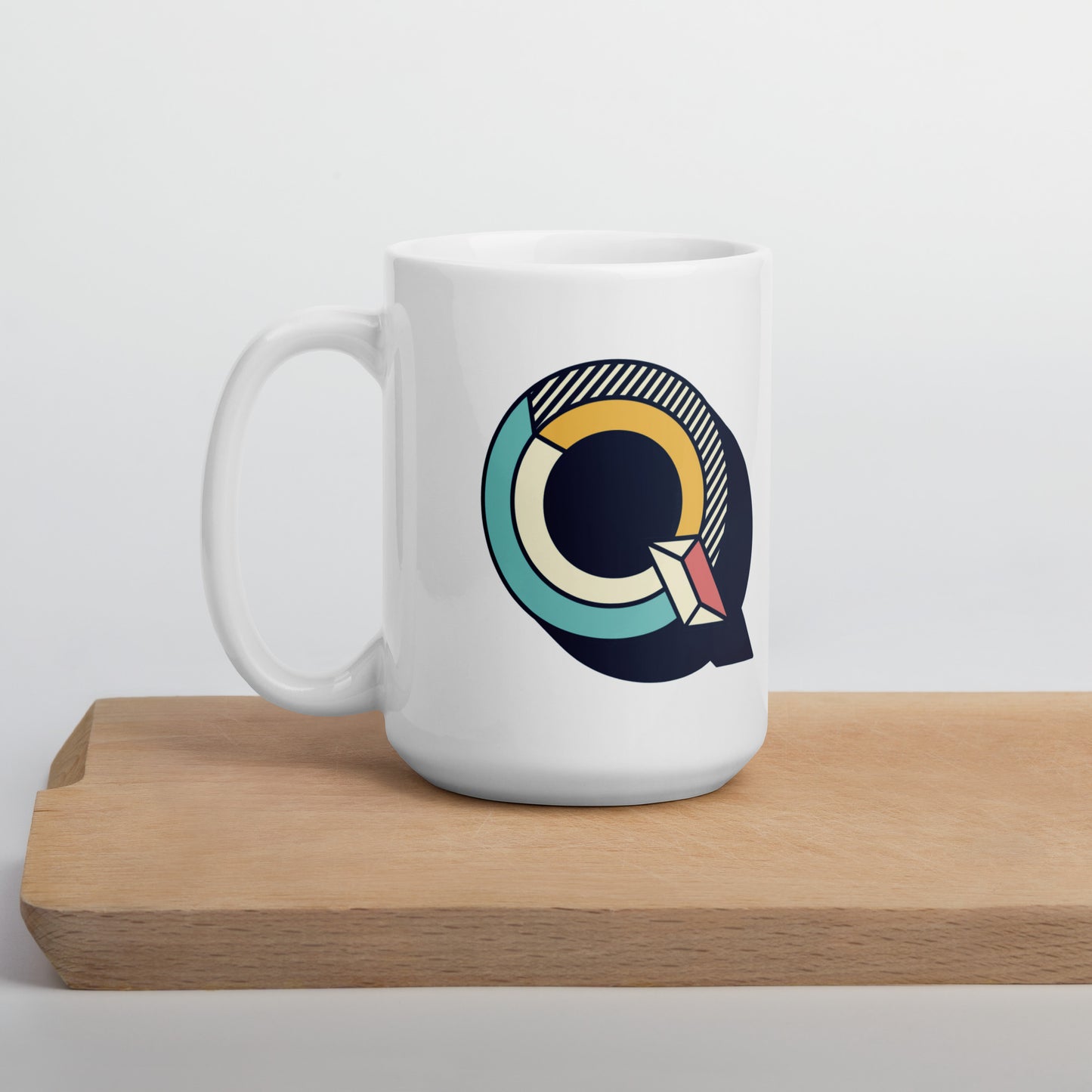 Letras Lineas Retro Taza